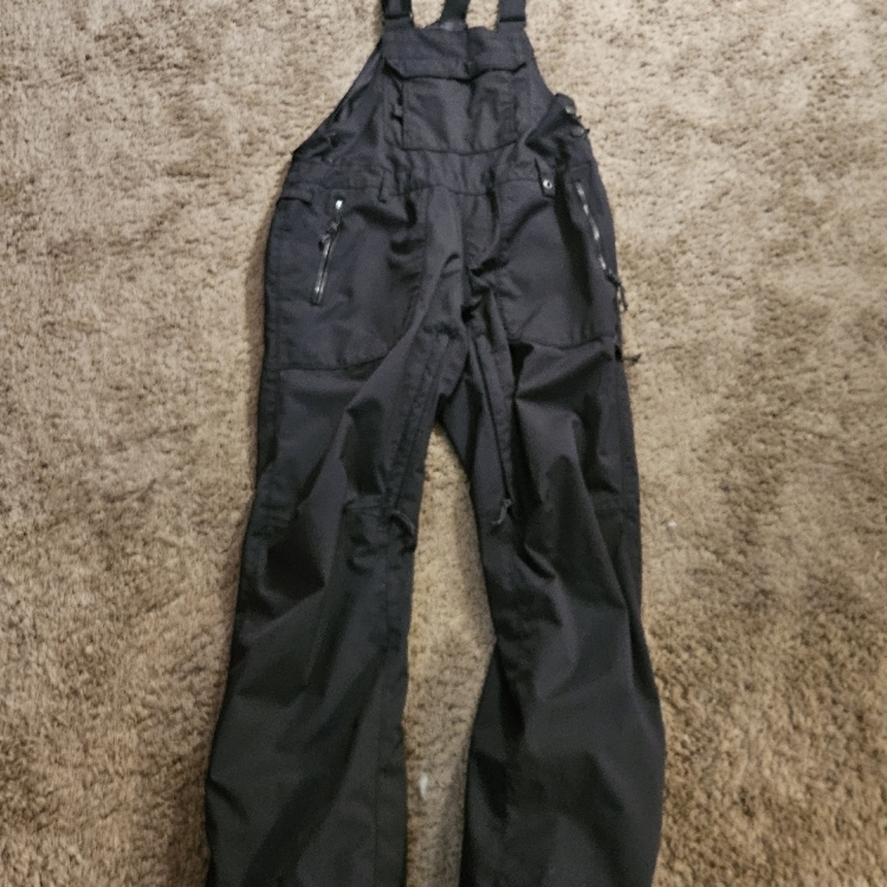 686 Insulated Snowboard Bibs - Womens Medium, Black